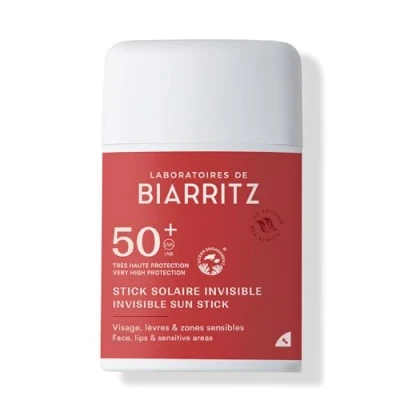 Abbildung von Laboratoires de Biarritz Unsichtbarer Sonnenschutz Stick LSF50+ Gesicht, Lippen &amp; empfindliche Hautpartien Duft 100% natürlichen Ursprungs Praktisches Reiseformat 10 gr