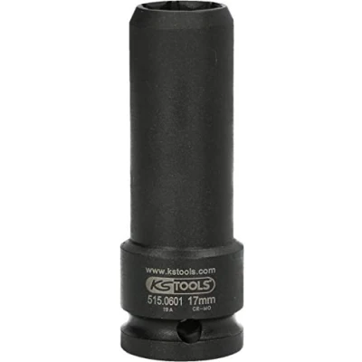 Abbildung von KS TOOLS 515.0601 Kraft Stecknuss 84,3 17,0 12,5 (1/2&quot;) Sechskant