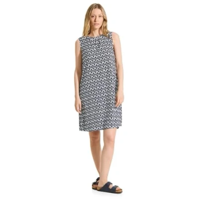 Abbildung von Cecil Print Sommer Freizeitkleid, Damen, Größe: XL, Weiß