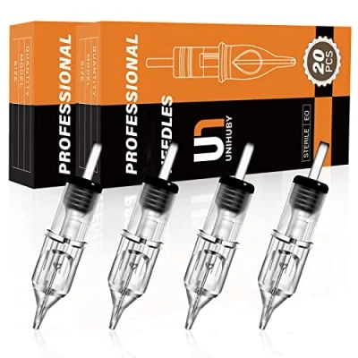 Abbildung von Unihuby Tattoo Cartridges RL Mix 40pcs Cartridge Round Liner 1203RL 1205RL 1207RL 1209RL