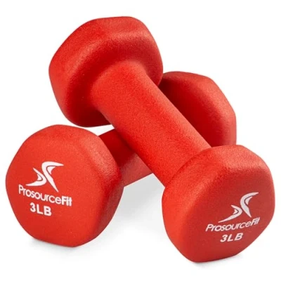 Abbildung von ProsourceFit Neoprene Dumbbell Coated for Non Slip Grip, 3 lb