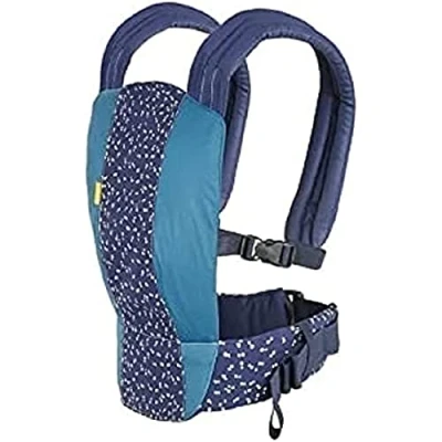 Abbildung von Badabulle Babytrage Easy &amp; Go Bauch und Rückentrage für Neugeborene mit flexibler Größenanpassung, ab der Geburt bis 15kg