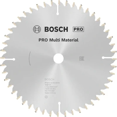 Abbildung von Bosch 1x PRO Multi Material Kreissägeblatt für Netz Handkreissägen (für Aluminium, Kunststoff, Ø mm, Professional Zubehör Handkreissäge)