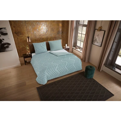 Abbildung von PURE luxury collection Bettwäsche &quot;Zigzag&quot;, Mikrofaser, 135x200, 2 Teilig, Pflegeleicht, Reißverschluss, Luxe, Uni