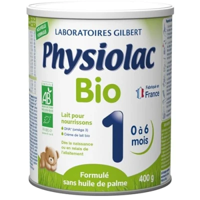 Abbildung von Physiolac Bio Milchpulver von 0 bis 6 Monate 400g