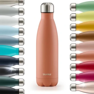 Abbildung von Blumtal Isolierflasche Thermoflasche Charles auslaufsiche Isolierflasche, BPA frei, stundenlange Isolation von Warm und Kaltgetränken