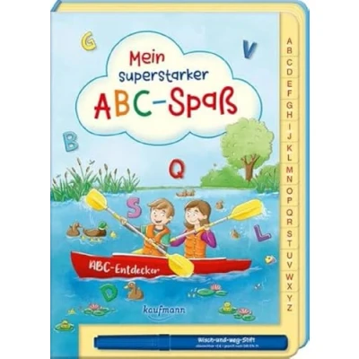 Abbildung von Mein superstarker ABC Spaß (Übungen für die Vorschule: Rätseln &amp; Lernen mit abwischbarem Stift)