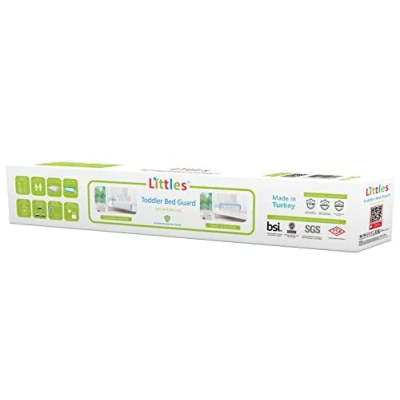 Abbildung von Littles bettgitter bettschutzgitter für Kinder und Baby. Faltbar/klappbar. 150 x 48.5 cm, Weiss