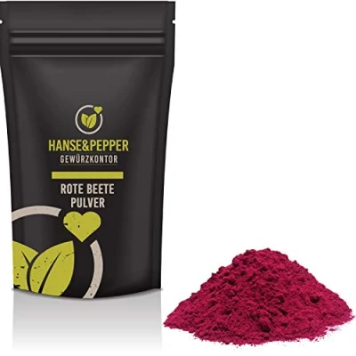Abbildung von 500g Rote Beete Pulver fein gemahlen Beta Vulgaris Rübe