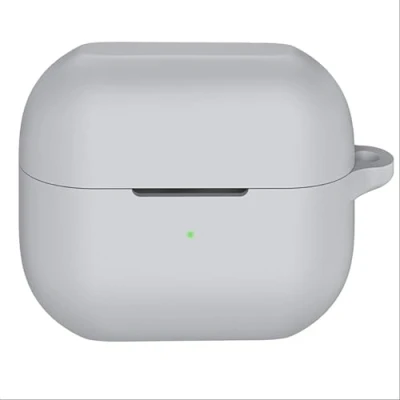 Abbildung von GIOPUEY Hülle Kompatibel mit Samsung Galaxy Buds 3/3 Pro, Silikon Stoßfeste Schutzhülle, Ultradünn Case Cover, Kein Geruch, Grau