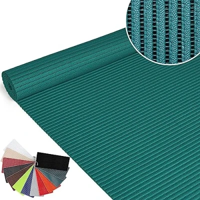 Abbildung von ANRO Badematte Weichschaummatte Bad und Duschvorleger Antirutsch Badläufer Uni Türkis 120x65cm