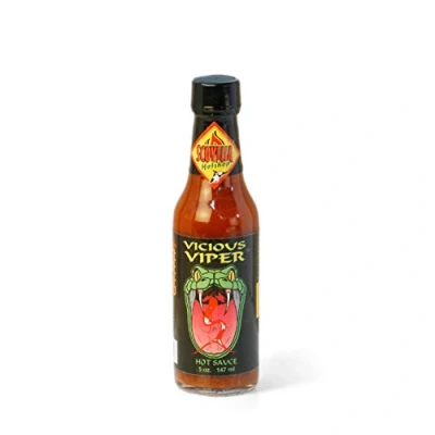 Abbildung von Cajohn&#039;s Vicious Viper Hot Sauce, 5 Unzen von