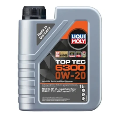 Abbildung von Liqui Moly Top Tec 6300 0W 20 1l Motoröl 21210 MERCEDES BENZ: C Klasse T modell, Limousine, E MAZDA: CX 5 I, 3 Schrägheck