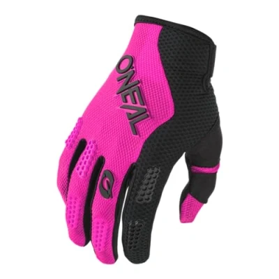Abbildung von O&#039;NEAL Fahrrad &amp; Motocross Handschuhe MX MTB FR Downhill Passform, Luftdurchlässiges Material Elements Women Glove RACEWEAR V.24 Erwachsene Schwarz Pink Größe M