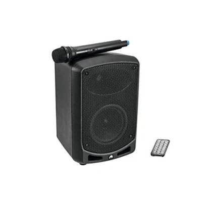 Abbildung von Omnitronic WAMS 65BT Drahtlos PA System Tragbare 6,5&quot; mit UHF Funkempfänger, Audioplayer, Bluetooth und 40 W RMS Ideal für alle netzunabhängigen kabelfreien Anwendungen