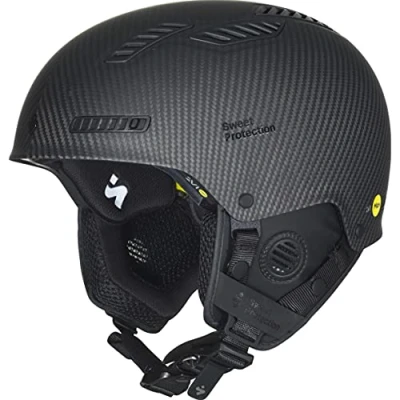 Abbildung von Sweet Protection Grimnir 2vi MIPS Grau Innovativer Leichter Freeride Helm, Größe S M Farbe Natural Carbon