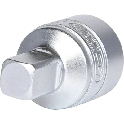 Abbildung von KS Tools 1501416 Öldienst Bit Stecknuss für Innen 4 Kant, Schrauben mit Magnet, 8 mm, 3/8&quot;
