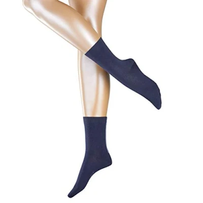 Abbildung von ESPRIT Damen Socken Accent Stripe 2 Pack, Baumwolle, Paar, Blau (Marine 6120), 35 38