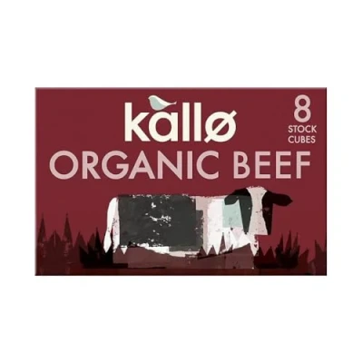 Abbildung von Kallo Bio Rindfleisch Stock Cubes (6x11g) Packung mit 2