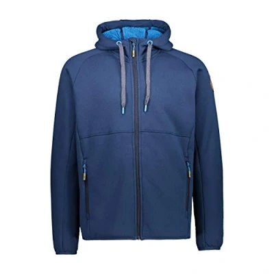 Abbildung von CMP Herren Fleece Sweatshirt mit fester Kapuze, Ich rauche Mel., 56