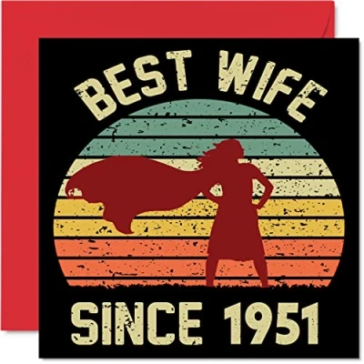 Abbildung von 73. Karte Hochzeitstag Jahrestag für Ehefrau Bester Alles Gute zum Hochzeits Jubiläum Karten den Partner, 145mm x Grußkarten Dreiundsiebzig Jahrestage