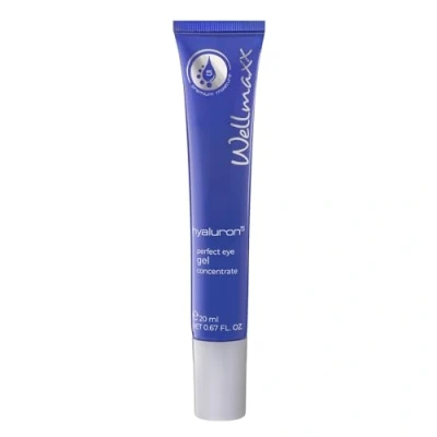 Abbildung von WELLMAXX hyaluron⁵ perfect eye gel concentrate Anti Falten Feuchtigkeitspflege für jeden Hauttyp, erfrischendes Augengel mit 5 fach Hyaluron, optimal müde Haut, 20 ml