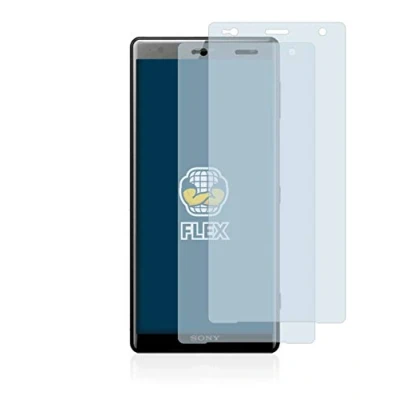 Abbildung von BROTECT 2 Stück Full Cover Schutzfolie für Sony Xperia XZ2 Screen Displayschutz Folie [3D Curved, Anti Fingerprint, Kristall Klar]