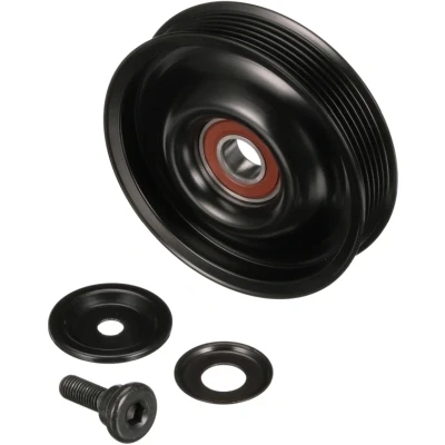 Abbildung von GATES T36411 Umlenkrolle FleetRunner Micro V Stretch Fit mit Rillen HYUNDAI: Tucson, SANTA FE 2, Getz, KIA: CARNIVAL / GRAND 3