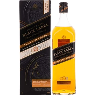 Abbildung von Johnnie Walker BLACK LABEL Blended Scotch Whisky TRIPLE CASK EDITION (1 x 1 l) 22353