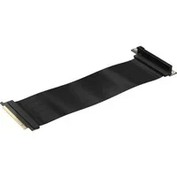 Abbildung von Corsair Premium PCIe 4.0 x16 Verlängerungskabel, 300 mm, EMI geschirmt, 90 weiblicher Anschluss, abwärtskompatibel mit 3.0 Systemen, Schwarz