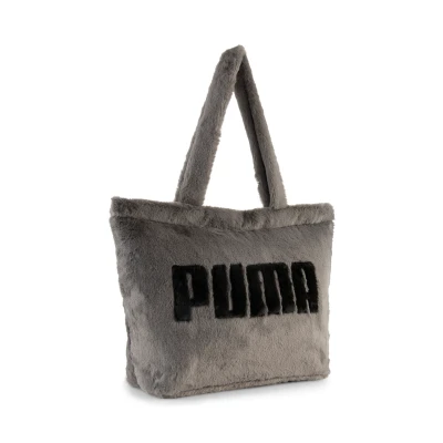 Abbildung von Puma UP Faux Fur 17 l Shopper Teenager Für Damen Mit Plain Cast Iron