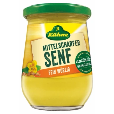 Abbildung von Kühne Senf mittelscharf fein würzig