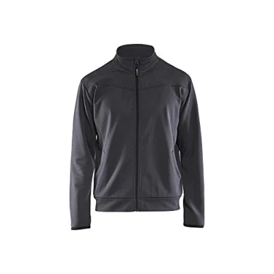 Abbildung von Blaklader 336225269699XXL Sweatjacke mit Reissverschlusss, Mittelgrau/Schwarz, Größe XXL