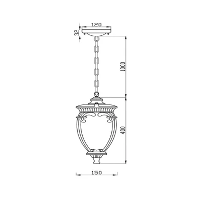 Abbildung von MAYTONI DECORATIVE LIGHTING Pendelleuchte Fleur 2 15x40x15 cm, ohne Leuchtmittel, hochwertige Design Lampe &amp; dekoratives Raumobjekt