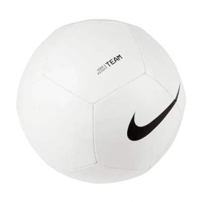 Abbildung von Nike, DH9796 Pitch Team, Fußball Ball, 4, Weiss Schwarz
