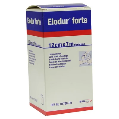 Abbildung von Elodur Kräftig Kompressionsbinde 12 cm x 7 m 1 St