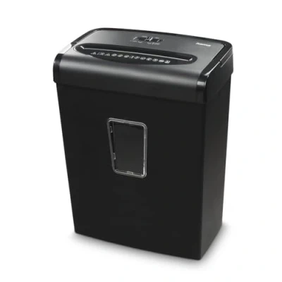 Abbildung von Hama Aktenvernichter Premium für Papier, Plastikkarte, Chipkarte, Magnet, 20 Liter, Micro Cut, Automatische Start und Stoppfunktion