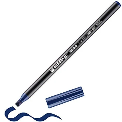 Abbildung von 10 x edding Kalligrafie Stift 1255 5.0mm stahlblau