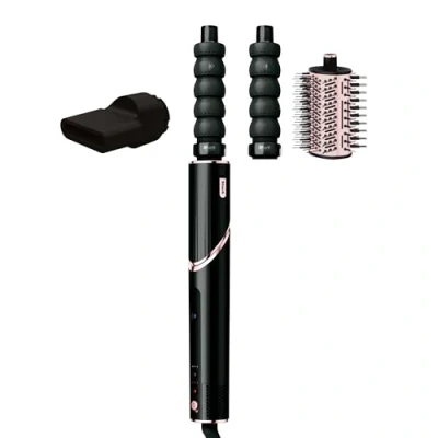Abbildung von Shark FlexStyle 3 in 1 Luftstyler &amp; Haartrockner, Auto Wrap Lockenaufsatz, Ovalbürste, Konzentrator, Keine Hitzeschäden, Schwarz/Roségold, HD426EU