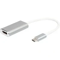 Abbildung von DIGITUS USB Typ C Grafik Adapter, Type zu HDMI A, 4K Ultra HD 30Hz, 3840x2160 Pixel, Aluminium