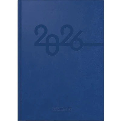 Abbildung von Brunnen Buchkalender 798 A5 1 Tag/Seite Kunstleder blau 2026