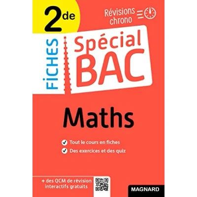 Abbildung von Spécial Bac Fiches Maths 2de 2025: Tout le programme en 50 fiches, mémos, schémas bilans, exercices et QCM