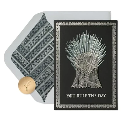 Abbildung von Papyrus Game of Thrones Geburtstagskarte (The Rightful Erbe)