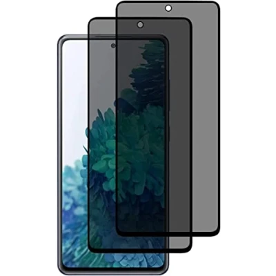 Abbildung von Hkess 2 Stück Anti Spionage Displayschutzfolie aus Hartglas mit Samsung Galaxy S20 Spy Displayschutzfolie, Härtegrad 9H, Privatsphäre 3D Glasschutz