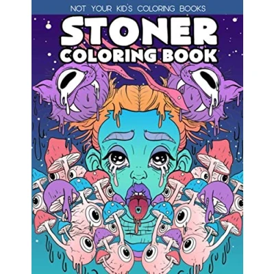 Abbildung von Stoner Coloring Book: A Trippy Psychedelic Book For Adults