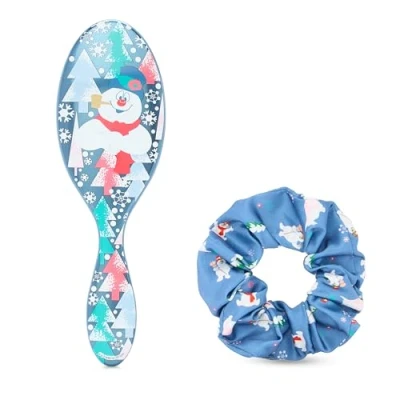 Abbildung von Wetbrush Original Detangler with Scrunchie Set, Frosty The Snowman