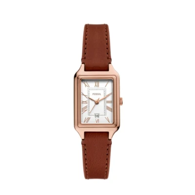 Abbildung von Fossil Traditional Raquel Uhr, Damen, Größe: One Size, Brown