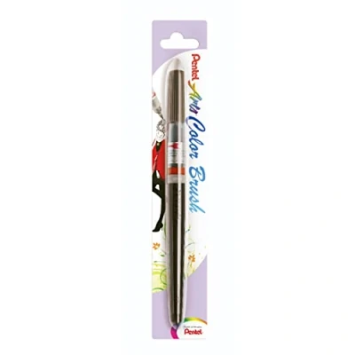 Abbildung von Pentel XGFL 137X Colour Brush, Einzigartiger Pinselstift gefüllt mit Aquarelltinte, Grau, 1 Stück