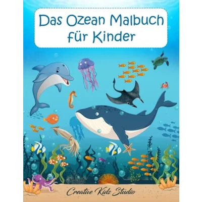 Abbildung von Das Ozean Malbuch für Kinder: Mit 50 verschiedenen Motiven