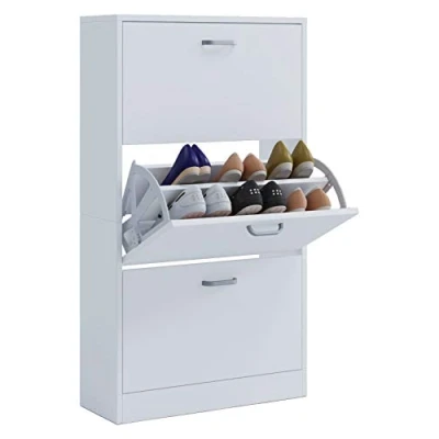Abbildung von VCM Schuhschrank Holz Regal Schuhkipper Serie Sipos L (1 St)